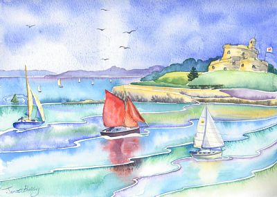 St Mawes Castle by Janet Bailey
