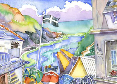 Portloe by Janet Bailey