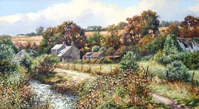 Autumn Walk (Carbis Mill) by Monica Childs