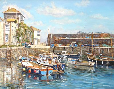 Mevagissey Inner Harbour by Wyn Appleford